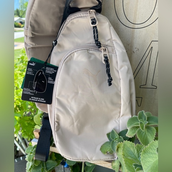 PUMA Myriad Sling Bag In Beige - Picture 12 of 12